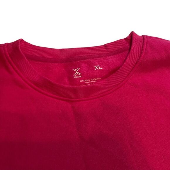 Xersion Womens Super Soft Fleece Crew Neck Long Sleeve Sweatshirt size XL - Picture 5 of 7